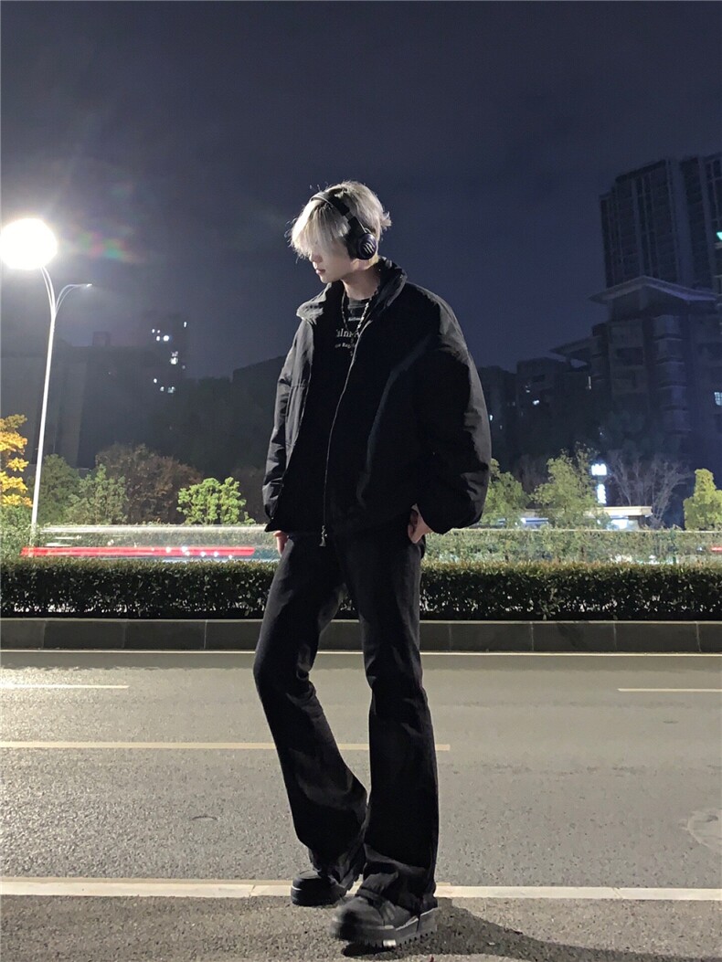 高街vibe纯色牛仔裤男款夏季修身微喇叭裤控价68常规55加绒65,男装牛仔裤,星座310A-4