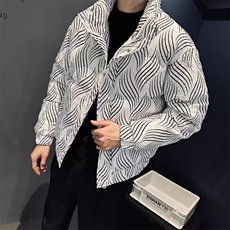 JY484-P89原创视觉错乱复古拉链宽松外套，女装短外套，星座1501-3