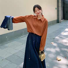 【首-发新款】复古牛仔马甲套装裙衬衫三件套212-1829-P165-K225，女装套装/套裙，浙宝285（原212）