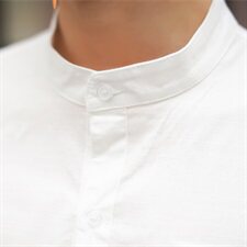 19新款夏天短袖衬衫情侣装纯色立领衬衣粉色班服可定制Y201，男装衬衫，星座716A-1（原星座815）