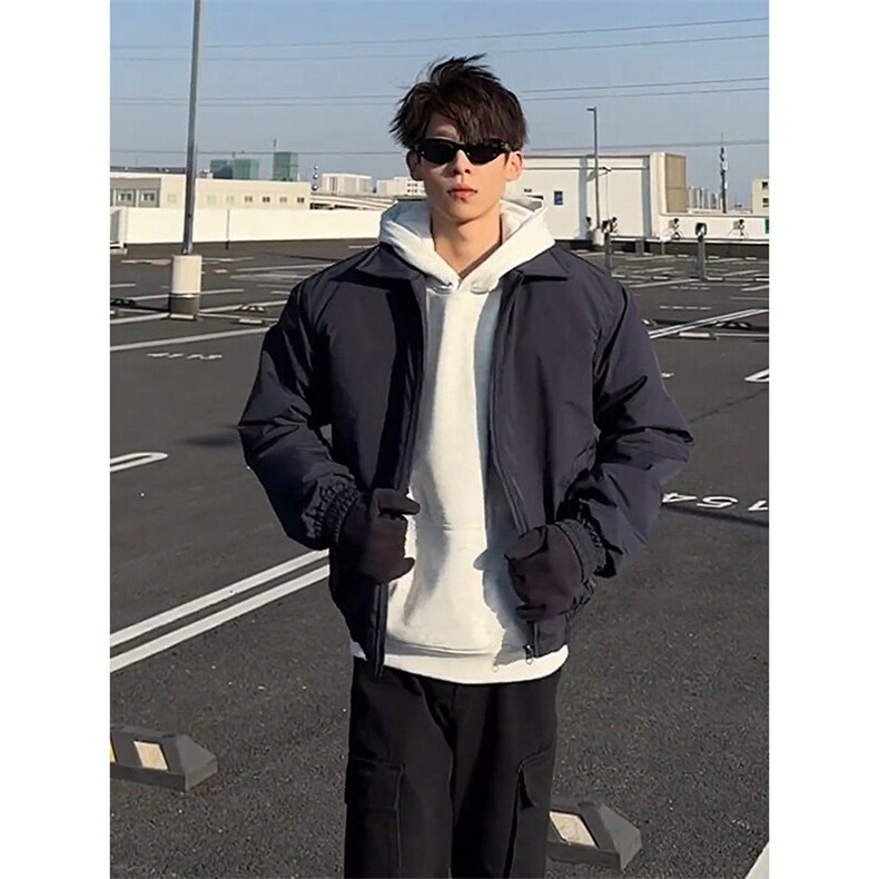 【有货】DM5017-P76美式复古飞行棉服男冬季潮牌痞帅加厚夹克棉衣,男装棉衣,星座603-2