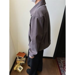 1506-1/JY1611/P49COCKTAIL高级美式解构设计感垫肩西装夹克图片