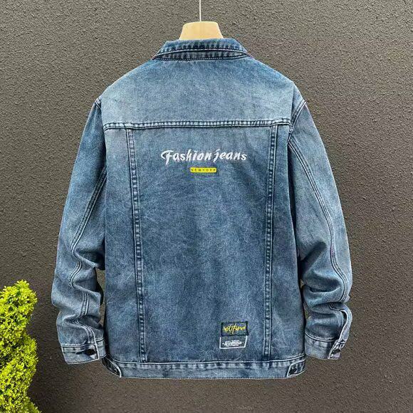 1506-1/G51820/P59春秋季做旧工装牛仔夹克男外套，男装夹克，星座1506A