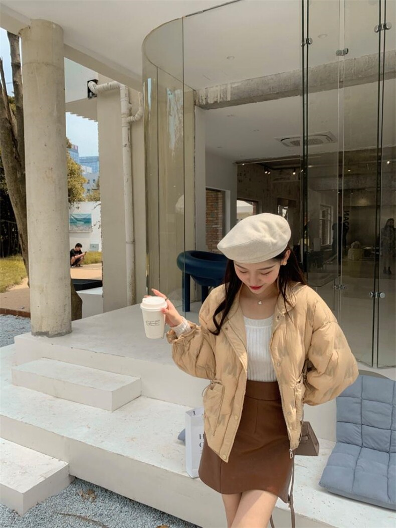 短款羽绒服外套，女装羽绒服，EE