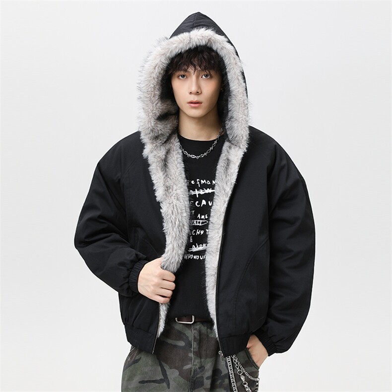 潮流宽松棉衣高街潮牌休闲棉服A161-9980-P88,男装棉衣,电商A161
