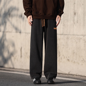 8XL-M特大码牛仔裤男宽松直筒裤子加肥加大码K908P50控68图片