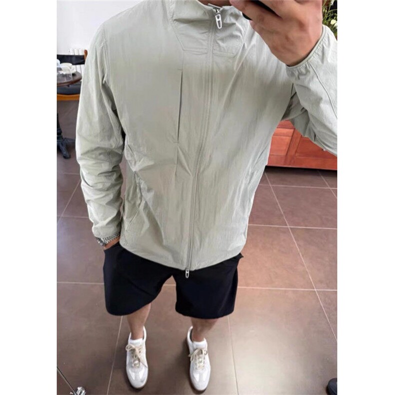 立领防晒外套男款夏季薄款户外炸街防晒衣高级感速干夹克JY117,男装夹克,星座1116A（原606A-3）