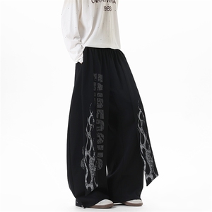 【现货】XZ1218 BKW05 特价P48 面层60棉40聚酯纤维火焰飘带卫裤图片