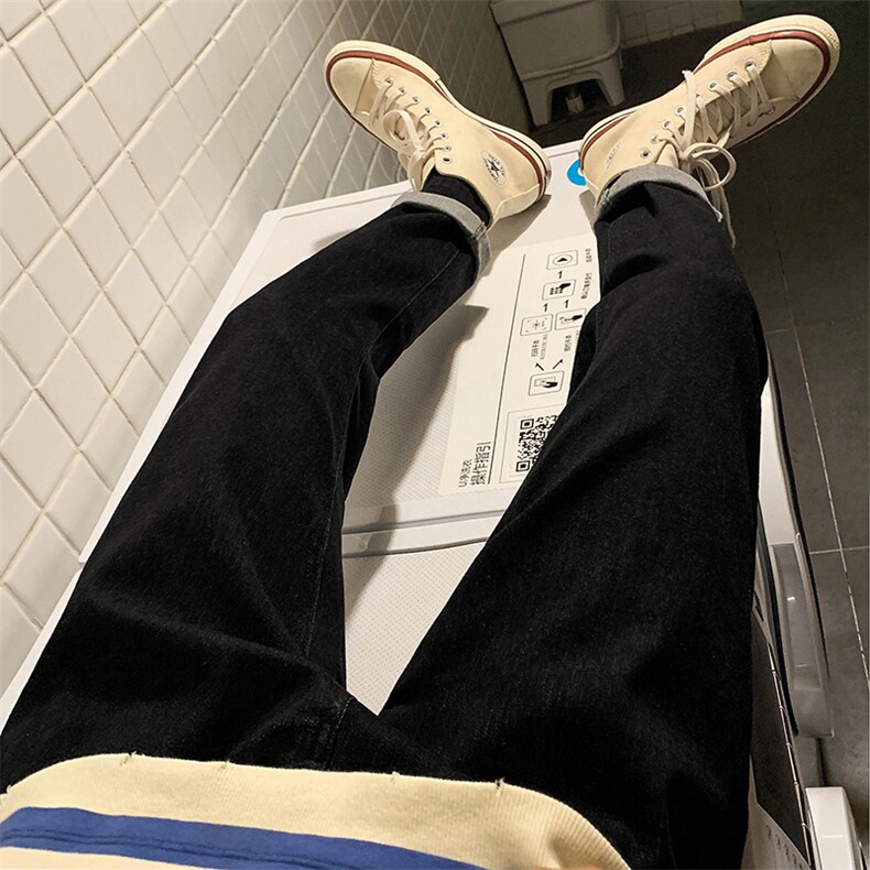春季猫须小脚牛仔裤跑量休闲裤子XZ707-KZ005-50,男装牛仔裤,星座707