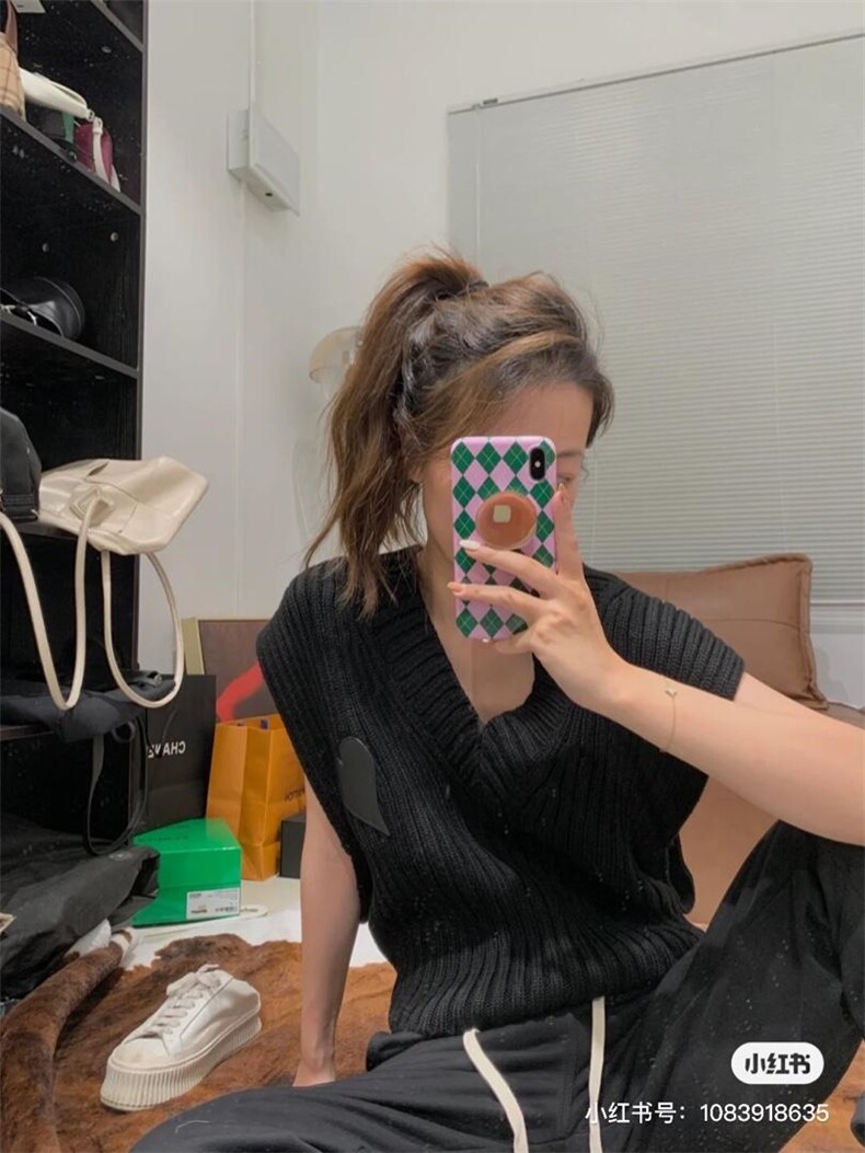 爱心背心，女装背心吊带，XTZ style