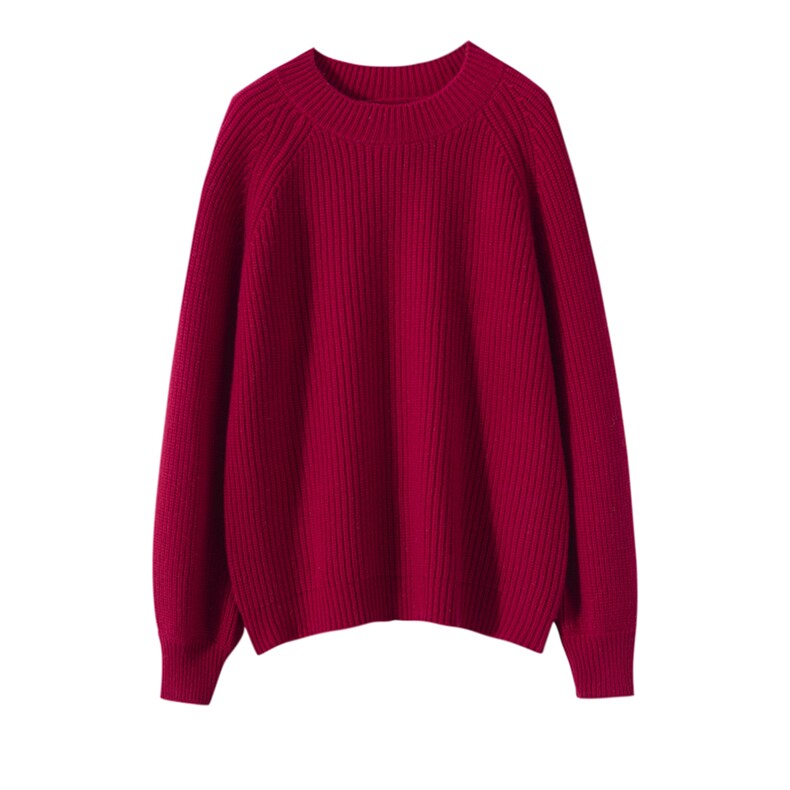 秋冬新款百搭经典纯色气质半高领35%羊绒套头衫，女装羊绒衫，艾森羊绒