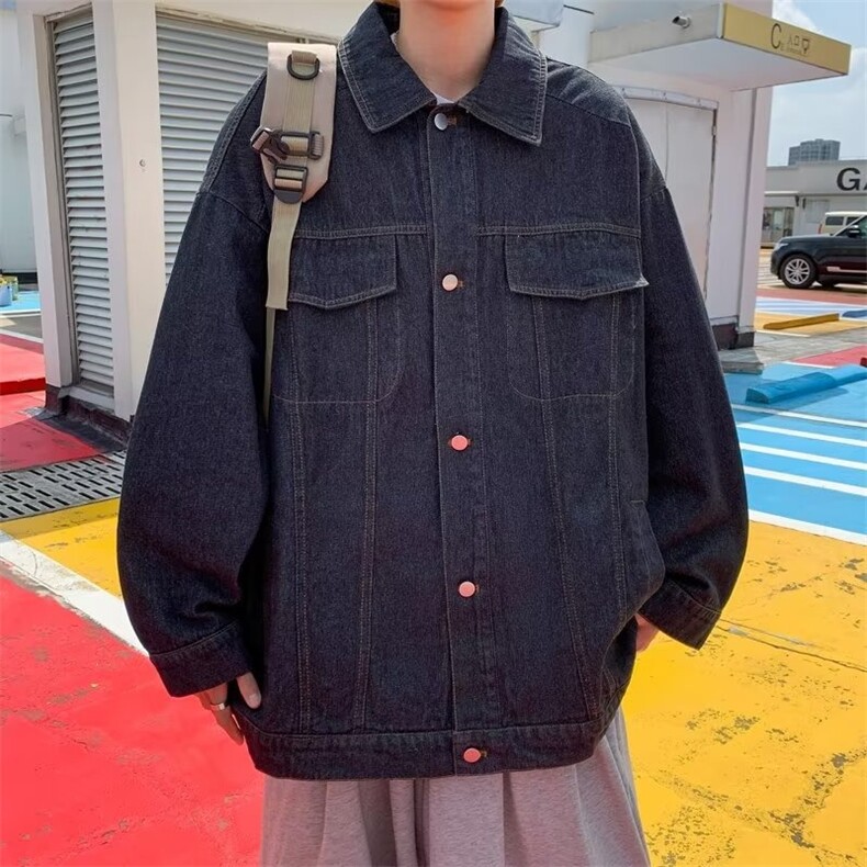 美式复古高街oldschool牛仔夹克外套X356P50,男装夹克,星座1116-2