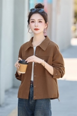 现货！小个子短外套女2025年秋季韩版宽松时尚高品质短款风衣，女装风衣，琦鑫阁（原依鑫阁）