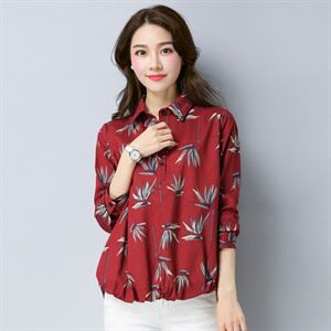 2021年秋季 碎花 方领 长袖 直筒 拼接 印花 亮片 潮流 显瘦 衬衫,女装衬衫,丽影随形