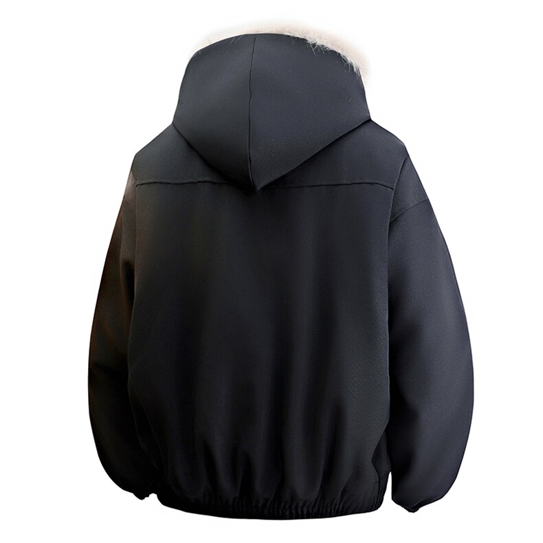 新款座山雕美式复古显高连帽棉服外套加绒毛领棉衣MY2585P100,男装棉衣,电商A128