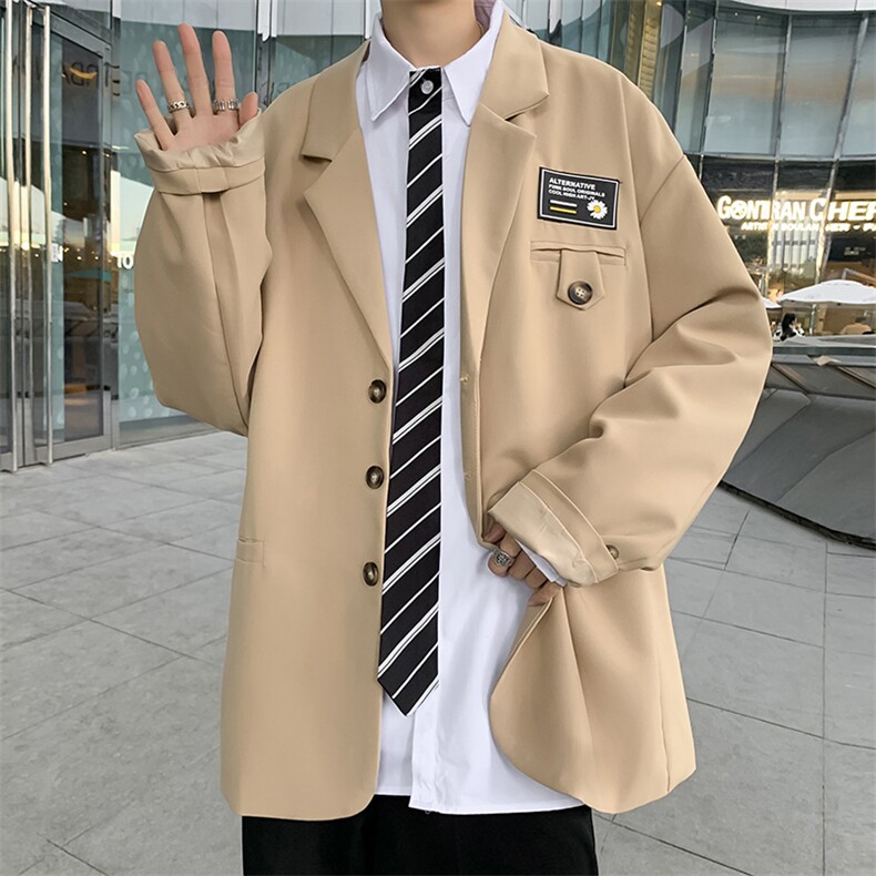 新款小西服韩版帅气流行西装雅痞港风外套百搭潮 现货 W521-P58图片