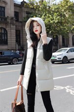 马甲，女装马甲，红嘴鸥