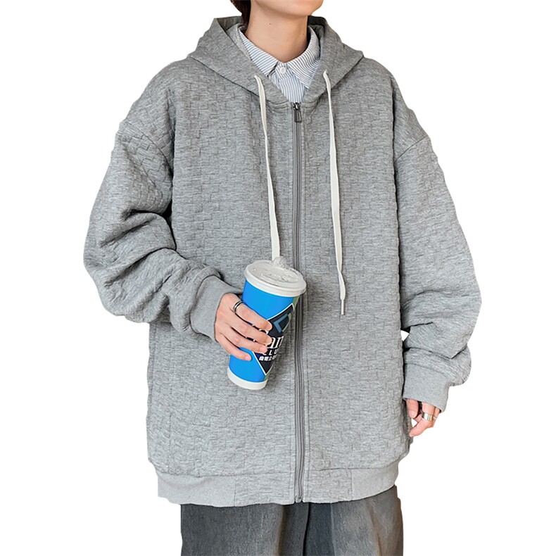 【新品】8857-P582026年春季新款开衫连帽卫衣男休闲宽松百搭,男装卫衣,星座1206-1（原A206-1）