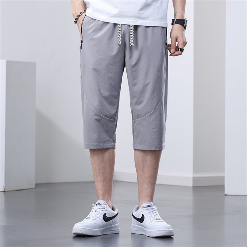 宽松七分裤男新款夏季薄款运动，男装牛仔裤，星座506