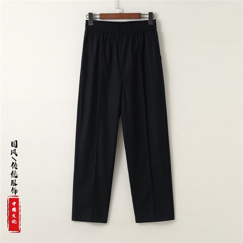 风夏季新款亚麻休闲裤九分裤子男棉麻舒适透气K951-P60,男装休闲裤,星座313B-4（原星座309A-1）