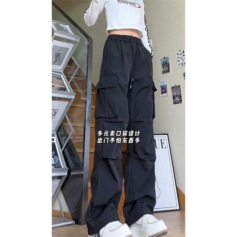 秋季美式高街百搭工装冲锋裤LK2018-2加绒P38控69,男装工装外套,电商基地A086