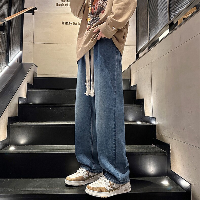 2023港风男士水洗做旧牛仔裤男抖音品质XZ914-6-G13-P35控价58，男装牛仔裤，星座914-6