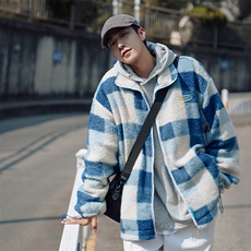 2024冬新款日系外景羊羔毛加厚立领棉衣棉服YG01-P115控145，男装棉衣，星座914-3