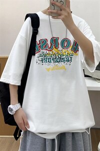 2021港风夏季短袖潮流t恤A210-A8301-P28控38图片