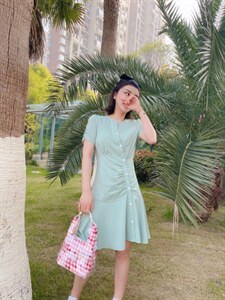 短袖连衣裙,女装连衣裙,慧颖帛