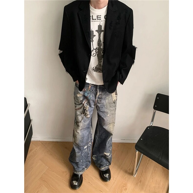 【套图4】903-AK91-特P70【98】S-3XL印花牛仔裤！2,男装牛仔裤,星座903