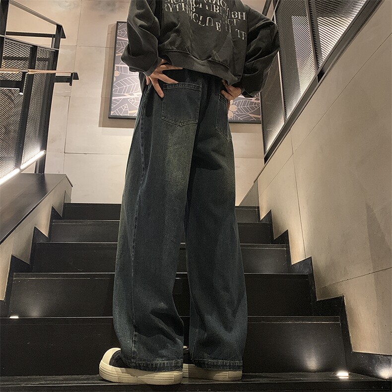 新款打褶牛仔裤XZ604-KN20-P65控78,男装牛仔裤,星座604
