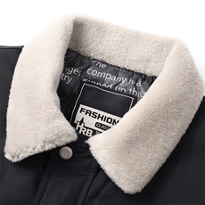 冬季男士加厚保暖羊毛领羽绒服中年新款商务休闲男装羽绒外套，男装羽绒服，电商B212（原钱塘6029）
