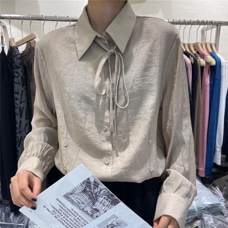 简单时尚百搭衬衫，女装衬衫，简单小珍