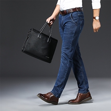 K1906钱塘2020-2中年男士秋季新款厚款商务休闲百搭牛仔裤P55，男装牛仔裤，钱塘207-2
