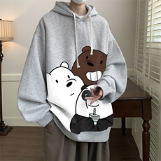 连帽卫衣男大码运动服帽衫外套WY2277-P35加绒款-P40，男装卫衣，电商A040