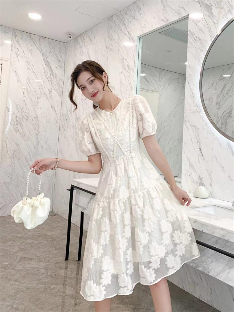 复古风设计感连衣裙，女装连衣裙，雅诺希