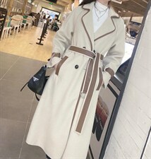 双面呢大衣，气质款，其它，米社