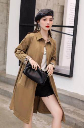 春装新款风衣，女装风衣，依伊贝诺