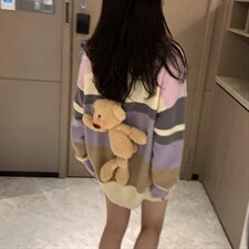 小熊毛衣，女装针织衫/毛衣，XTZ style