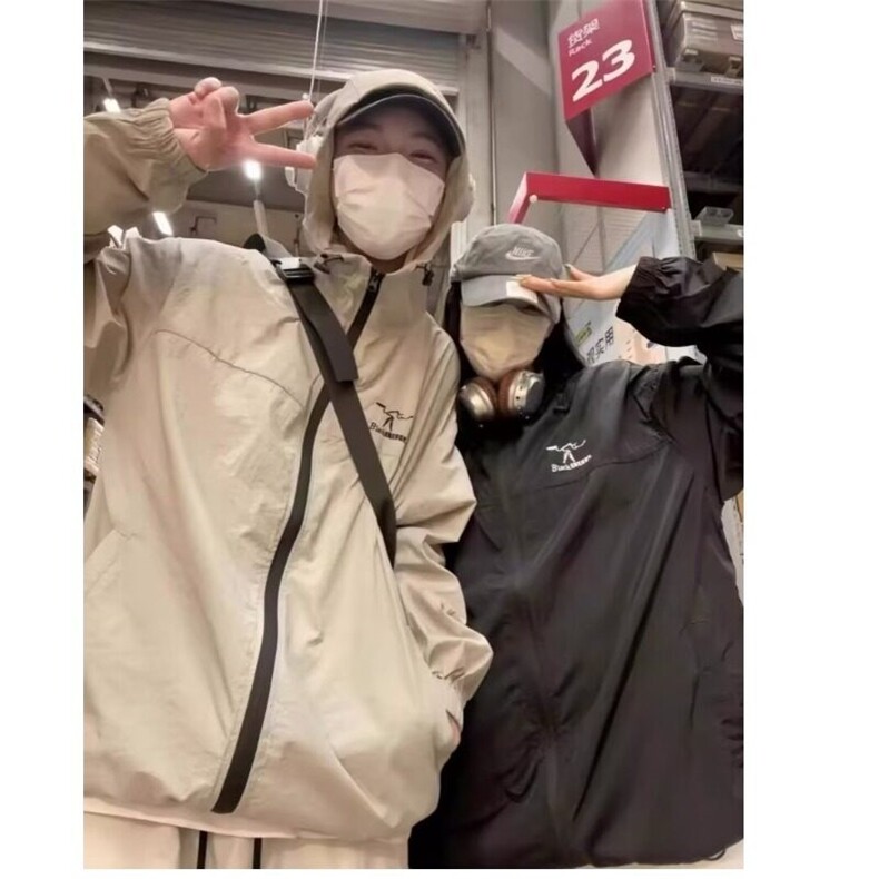 【有货】DFS01-特P32夏季纯色连帽百搭防晒服外套男刺绣防晒衣,男装防晒衣,星座603-2
