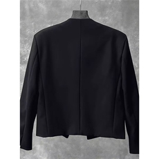 OR0782-P58网图秋季无扣休闲通勤西服韩版时尚翻领长袖黑色外套潮，男装西服，电商C233