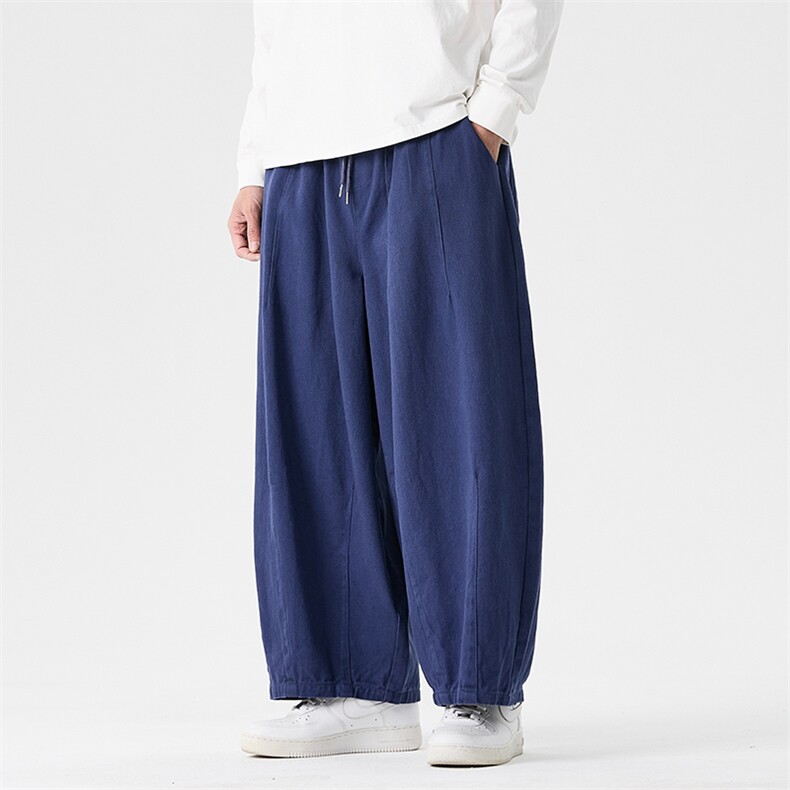 秋冬大码日系阔腿工装裤特宽休闲哈伦直筒裤风潮k280/p70,男装工装外套,钱塘713