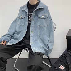男夹克青少年宽松版牛仔夹克JK522P60，男装夹克，星座1116-2