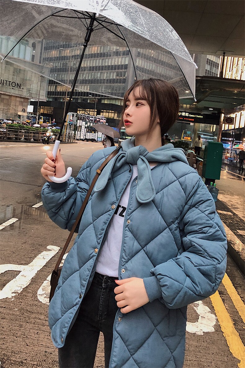 大货高点击女短款魅蓝色可拆卸帽棉袄钱塘1307-1118,女装棉衣/棉服,拾菱