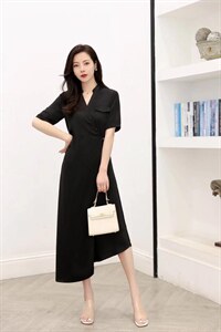 醋酸缎连衣裙，女装连衣裙，伊丽叶