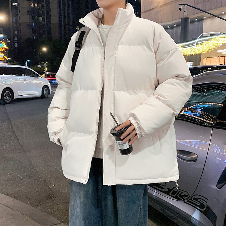 棉服棉袄秋冬新款棉衣外套纯色立领面包服保暖加厚A436-1266-P60,男装棉衣,电商A436
