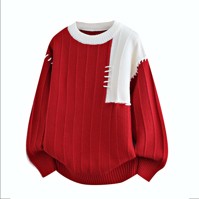 2025新款秋冬季男士圆领针织衫打底衫百搭外穿-M5117-P45，男装T恤，星座1105