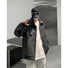 韩式男装高级感外套短款潮牌美式皮衣夹克痞帅机车服春秋，男装夹克，星座410-6（原星座1304-1）