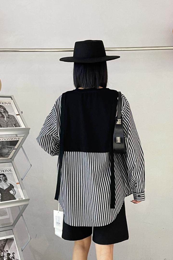 2022—假两件衬衫，女装衬衫，雷洛奇丽