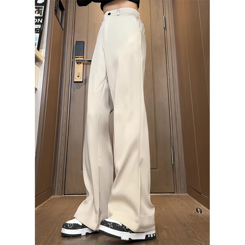 有货（自家图）cleanfit男西裤垂感微喇阔腿休闲裤子K315批45控58,男装西裤,星座218-5